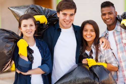 Clean and organized space with Ilford skip hire